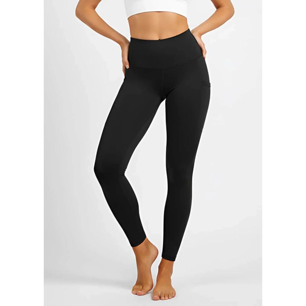 SISQUEEN SisFlow Tummy Control Pocket Leggings Women's High Rise Yoga Pants NWT